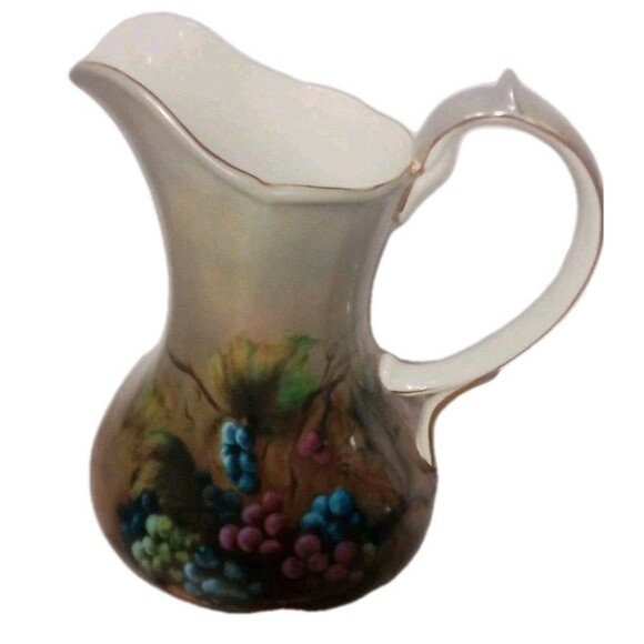 Vineyard Blessings By Lisa White Arts Uniq  Inc China Pitcher - Picture 1 of 16